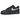 Nike Air Force 1 Low Black Grey sneakers i sideprofil med sort overdel, grå detaljer, snørebånd og klassisk mellemsål