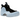Nike Air Foamposite One Psychic Blue sneakers i sideprofil med blå formstøbt overdel, sorte snørebånd og gennemsigtig sål