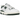 New Balance 550 Aime Leon Dore White Green sneakers sideprofil med hvid læderoverdel, grønne detaljer og klassisk snøring