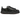 Maison Mihara Yasuhiro Blakey OG Sole Leather Low Black sneakers i sideprofil med sort læderoverdel og karakteristisk smeltet gummisål