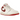 Jordan 1 Low Ruby sneakers i et klassisk sideprofil med rød og hvid læderoverdel, snørebånd og karakteristisk swoosh-logo