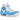 Nike Air Foamposite Pro University Blue sneakers i sideprofil med lyseblå foamposite overdel og sort swoosh