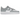 Nike Air Force 1 Low '07 Light Smoke Grey White sneakers i sideprofil med lysegrå læderoverlays, hvid swoosh og hvid mellemsål