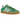 adidas Gazelle Indoor Green Gum sneakers i sideprofil med grøn ruskindsoverdel, hvide 3-striber og klassisk gummisål