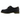 Dr Martens 1461-PW 10078001 Black sneakers i klassisk sidemodel med sort glat læderoverdel og gule syninger langs sålen