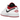 Air Jordan 1 Low White Gym Red sneakers i vinklet profil med hvid læderoverdel, røde detaljer og klassisk snøring