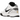 Nike Kobe 4 Protro Mambacita Gigi sneakers i vinkelret visning med sort-hvidt design, mønstret overdel og gulddetaljer på hælen
