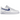 Nike Air Force 1 Low '07 LV8 White Deep Royal Blue sneakers i sideprofil med hvid overdel i læder og blå detaljer