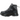 Dr Martens Boury Black/zinc/black sneakers i sideprofil med sort overdel, snørebånd og slidstærk sål