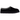 UGG Tasman Slipper Black sneakers sideprofil i sort ruskind med broderet kant og flad mellemsål