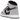 Jordan 1 Retro High Shadow 2.0 sneakers i et klassisk sideprofil med sort læder og grå ruskinddetaljer samt matchende snørebånd