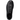 Dr Martens Dante Black sneakers i sideprofil med sort læderoverdel, matchende snørebånd og flad gummisål