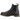 Dr Martens 2976 Chelsea sneakers i klassisk sort læder med elastikpaneler og rund tåboks set i en flot vinkel