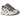 ASICS Gel-NYC Steeple Grey Cream sneakers i sideprofil med grå mesh overdel, cremefarvede detaljer og snørebånd