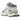 New Balance 9060 Sea Salt Castlerock sneakers i en vinklet profil med lysegrå mesh overdel og hvid sål