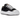 Maison Mihara Yasuhiro Hank OG Sole Canvas Low Black sneakers i sideprofil med sort lærredsoverdel og karakteristisk smeltet hvid sål