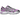 ASICS Gel-1130 Lavender Glow Pure Silver sneakers i sideprofil med lilla og sølvfarvede detaljer, snørebånd og stødabsorberende sål