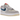 Nike Air Force 1 Low SP Undefeated 5 On It Dunk vs. AF1 sneakers i et vinklet udseende med flerfarvet overdel og hvid sål