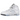 Jordan 5 Retro White Metallic sneakers i sideprofil med hvid læderoverdel, sølvdetaljer og klassisk snøring