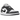 Jordan 1 Low Iron Grey sneakers i et klassisk sideprofil med grå overdel i læder, sortedetaljer og hvid mellemsål