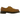 Dr Martens 1461 Tumbled Nubuck Desert Brown sneakers i sideprofil med brun nubuck overdel, gule syninger og sort gummisål