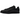 Adidas Stan Smith Triple Black sneakers i et klassisk sideprofil med sort læderoverdel, tone-i-tone snørebånd og flad gummisål.