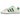 Adidas Campus 00s Core White Green sneakers i siden med hvid overdel i ruskind, grønne læderdetaljer og flade snørebånd