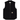 Carhartt WIP Classic Vest Black sneakers i en flot vinkelvisning med sort slidstærkt materiale og synlige syninger samt lynlås