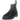 Dr Martens 2976 Bex Black sneakers i sideprofil med sort glat læder, elastiske sidepaneler og tyk Bex sål