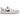Nike Sb Alleyoop White sneakers i sideprofil med hvid overdel i ruskind og læder samt sort swoosh-logo og hvid sål