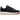 Nike Air Force 1 Low '07 LV8 Black Canvas sneakers i sideprofil med sort lærredsoverdel og matchende snørebånd