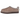 UGG Tasman Biarritz Slipper Rocky Oak sneakers i en vinklet profil med brun ruskindsoverdel og flettet kantdetalje ved kragen