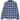 Billionaire Boys Club Check L/s Shirt Blue sneakers i en klassisk frontvisning med blåternet mønster og broderet logodetalje på brystet