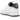 Nike Air Force 1 Low '07 White Anthracite Mini Swoosh sneakers i sideprofil med hvid læderoverdel og mørkegrå swoosh-detalje