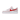 Nike Air Force 1 Low '07 QS Valentine's Day Love Letter sneakers i et hvidt sideprofil med rød swoosh og snørebånd