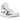 Jordan 1 Mid SE Metallic Silver sneakers i sideprofil med sølvfarvet overdel, hvid mellemsål og sorte detaljer
