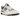 New Balance 550 White Dark Olivine sneakers i sideprofil med hvid læderoverdel, grønne detaljer og klassisk snøring