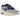 Nike Air Max 90 Coconut Milk Deep Royal Blue sneakers i sideprofil med cremefarvet overdel og blå detaljer