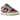 Nike Dunk Low Retro SE Viotech Dusty Olive sneakers i vinkelret visning med flerfarvet ruskind overdel og flade snørebånd