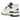 New Balance 550 Aime Leon Dore White Green sneakers i sideprofil med hvid læderoverdel og grønne detaljer samt snørebånd