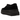 UGG Tasman Weather Hybrid Slipper Black sneakers i en flot vinkel med sort overdel og karakteristisk flettet kant