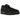 Jordan 4 RM Black Cat sneakers i en klassisk sideprofil, der fremviser det sorte overdel i nubuck, snørebånd og synlig støddæmpning.