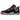 Jordan Spizike Low Black Cement sneakers i sideprofil med sort læderoverdel, gråt elefaintmønster og rød detalje ved snørebåndene