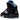 Jordan 5 Retro Black University Blue sneakers i sideprofil med sort overdel, blå detaljer og synlig Air unit i sålen
