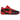 Nike Giannis Zoom Freak 6 Bred sneakers i vinkelret visning med sort og rød overdel, hvid svulmende swoosh og snørebånd