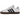 Adidas VL Court 3.0 Cloud White Core Black Grey One sneakers i sideprofil med hvid overdel i læder, sorte striber og gummisål