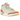 Jordan 3 Retro TEX Starfish sneakers i en vinklet profil med orange og sorte detaljer, hvid mellemsål og synlig Air unit i hælen