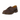 Dr Martens 1461 Brown sneakers i sideprofil med klassisk brun læderoverdel og gule syninger langs sålen