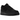 Nike Air Force 1 Low Valentine's Day Triple Black sneakers i sideprofil med helt sort læderoverdel og matbsort swoosh