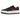 Jordan 1 Elevate Low Black Gym Red White sneakers i vinklet visning med sort og rød læderoverdel samt hvid mellemsål